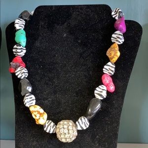Faux Stones Necklace